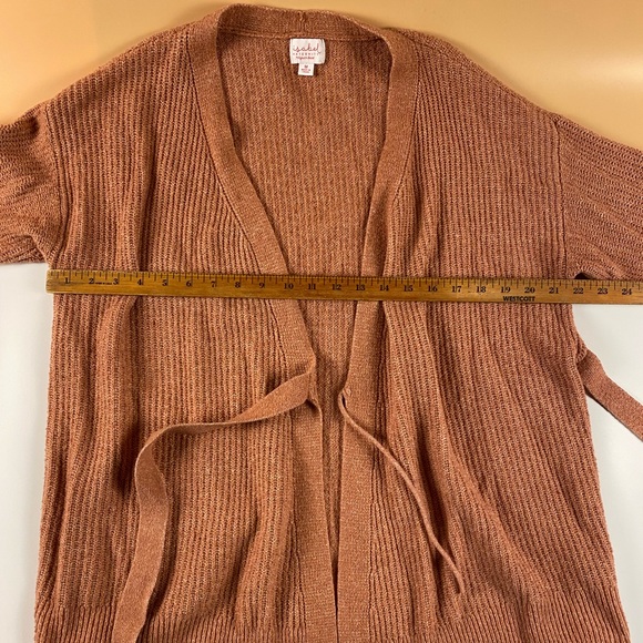 Isabel Maternity Pink Cotton Blend Cardigan | Size M - Picture 6 of 9